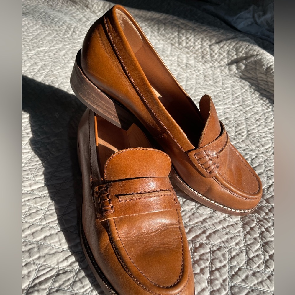 Madewell brown REAL LEATHER loafers